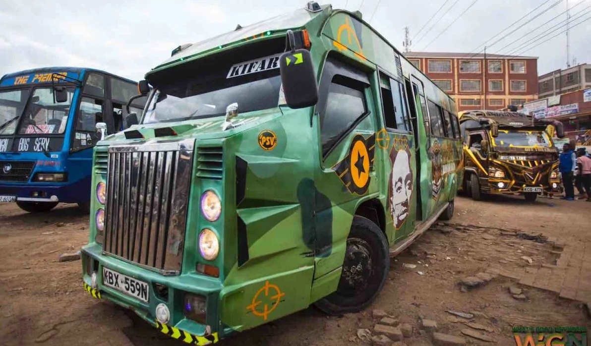 Mat Za Ronga Ni Zii! Look At The Famous Matatus From Rongai